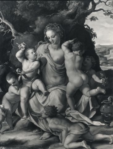 Prudence Cuming Associates — Allori Alessandro - sec. XVI/ XVII - Allegoria della Carità — insieme